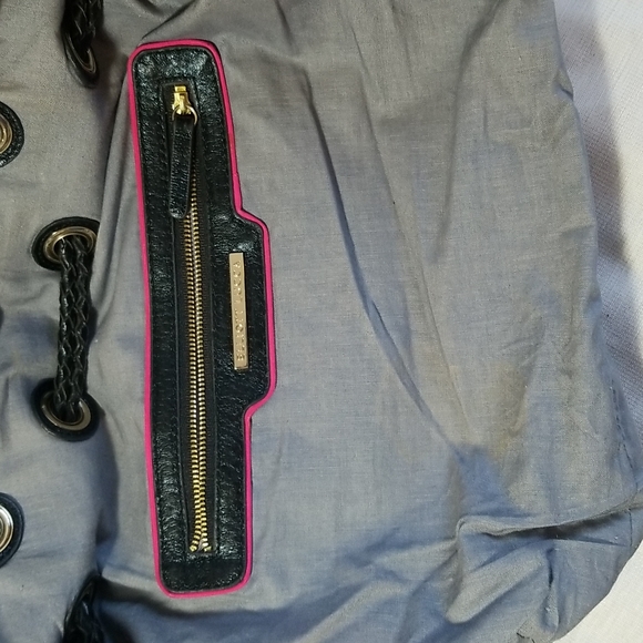 ELLIOTT  LUCCA GENUINE LEATHER BLACK PURSE / HANDBAG - Picture 7 of 9